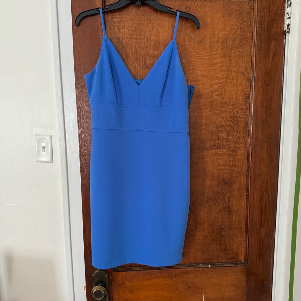 Express Vibrant Blue Mini Dress